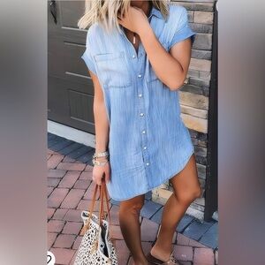 Demin shirt dress